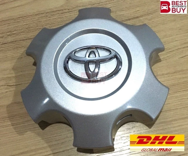 Wheel Center Hub Caps For Toyota Tacoma, Tundra, 4Runner – 6 Lugs, Fits 15\" & 16\" Rims (Set Of 4)