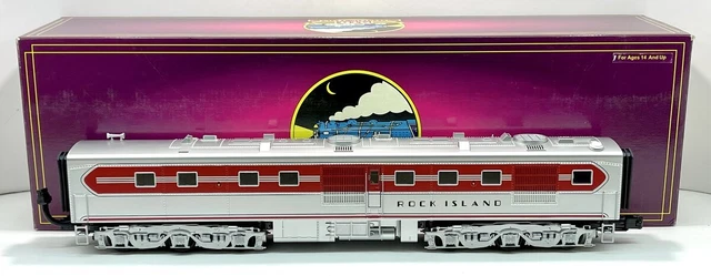 MTH 20-20229-1B Rock Island DL-110 Powered B-Unit Diesel Locomitve LN/Box