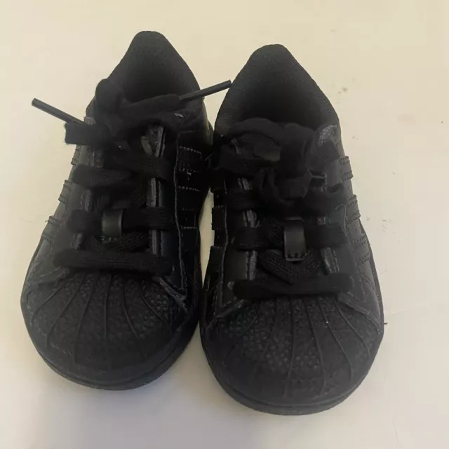 Adidas Superstar Ii Black [676622] Toddler Infant Size 4 Nb114 2