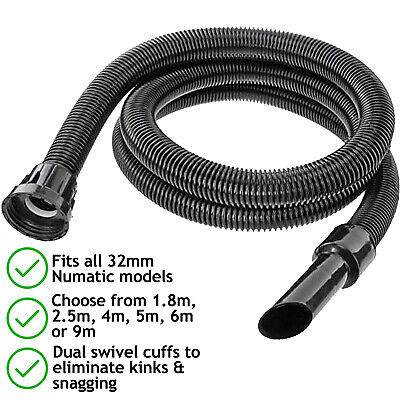 Edward EVR370 Harry HHR200A and Henry HVR200 Vacuum Cleaner 2.5m Hose and Tool Kit with 10 x Paper Dust Yourspares Fits Numatic Basil NB200 Charles CVC370 George GVE370 
