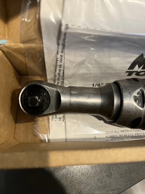 MAC Tool # AR7760 1/4" dr. mini air ratchet with rubber grip. 2