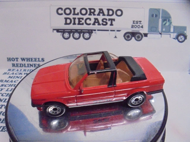 Loose Matchbox Red BMW 323i Cabriolet
