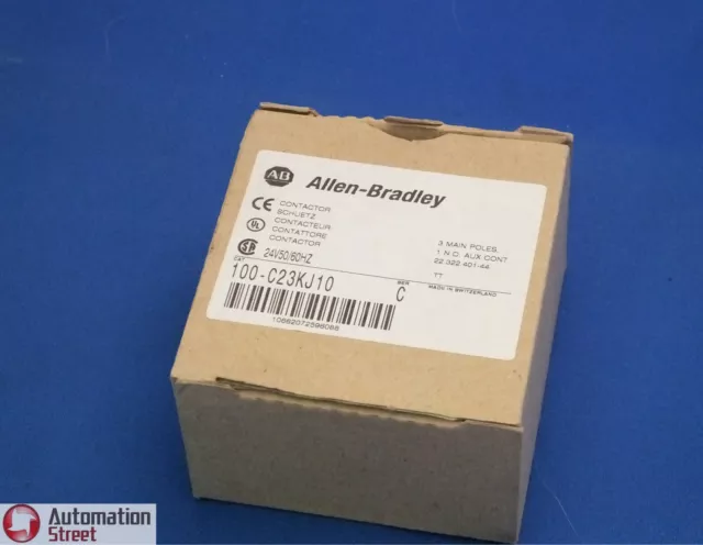 Allen-Bradley 100-C23KJ10 // 100C23KJ10 Contactor, 24V 50/60Hz Coil  - Ser:C