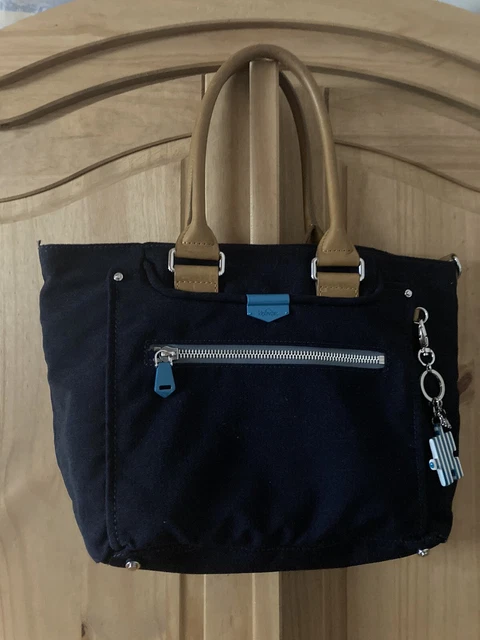 KIPLING KAEON LIFE Saver Medium Shoulder Bag with Keyring Navy 25.00 PicClick UK