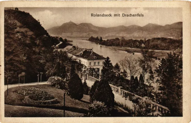 CPA AK Rolandseck mit Drachenfels GERMANY (896473)