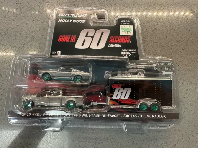 Greenlight Hollywood Hitch & Tow Gone In 60 Seconds Green Machine Eleanor & Ford