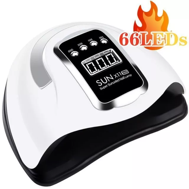 66LEDs Powerful UV LED Lamp For Nails Drying Gel Polish Lamp With Smart Sensor