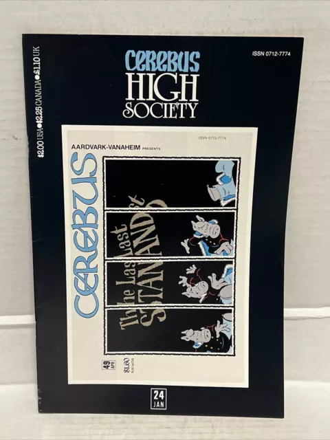 Cerebus High Society #24; Aardvark-Vanaheim - 49 Dave Sim