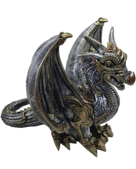 Killing Machine 39.5cm Steampunk Dragon by Nemesis now - Alator Giftware REDUCED