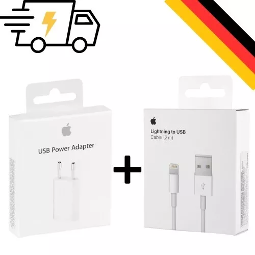 Original Apple USB Adapter iPhone Netzteil 5W MD813ZM/A Power Adapter Ladegerät✅