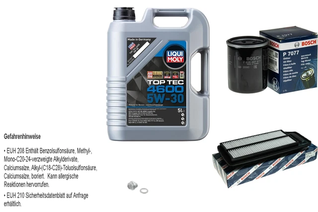 SCT Inspektionspaket Liqui Moly 5L 5W-30 Für VW Sharan 1.9 TDI 2.0