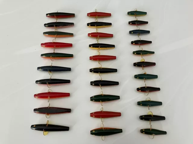 Qty (30) Unused Spey Devon Minnow Salmon Vintage Fishing Lures Spinners