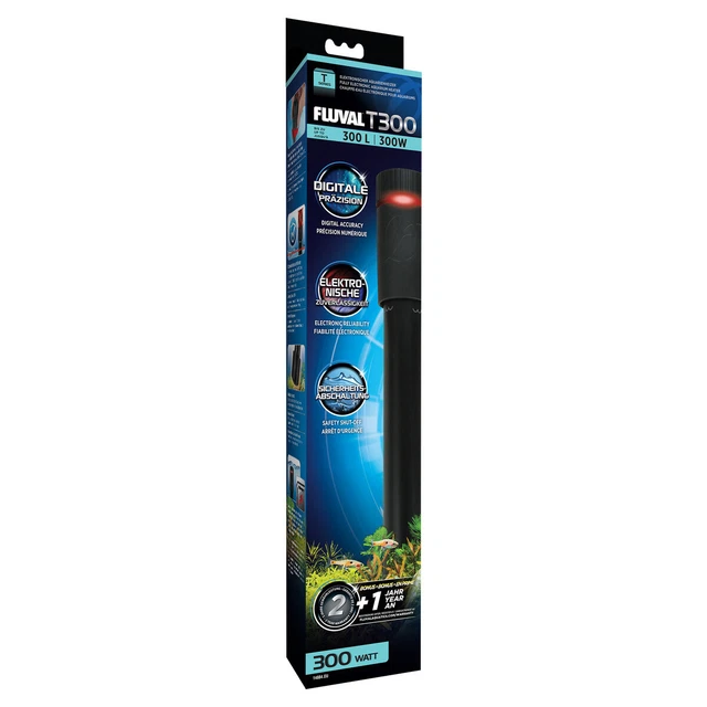 Calentador de acuario Fluval T300, PVP 34,99 EUR, NUEVO