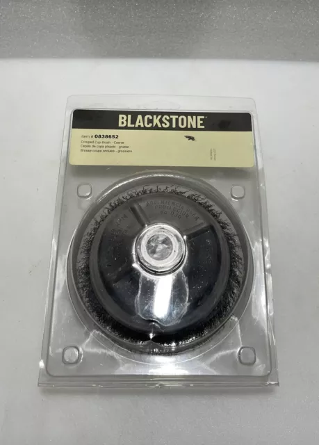 Blackstone 0838652 - 5" Crimped Cup Brush - Coarse WIre - 8000 MAX RPM