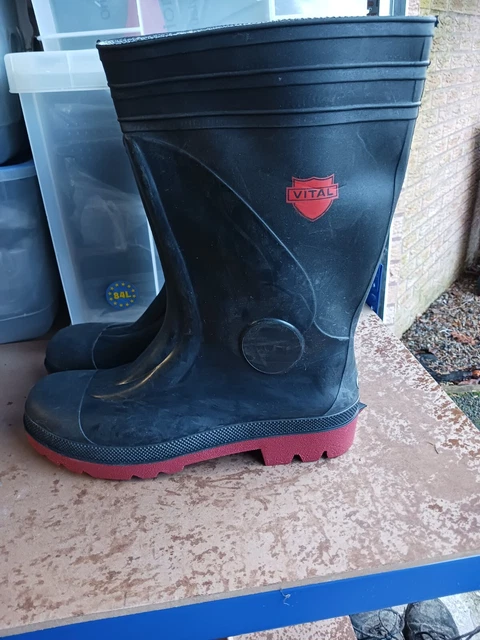 VITAL TITAN SAFETY Wellington Boot S5 SRC Steel Toe Cap Wellies