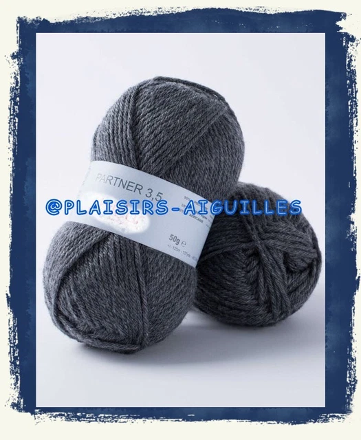 Lot De 10 Pelotes De Laine Phildar Partner 3.5 - Couleur Beige Rose, 100% Acrylique, Neuves