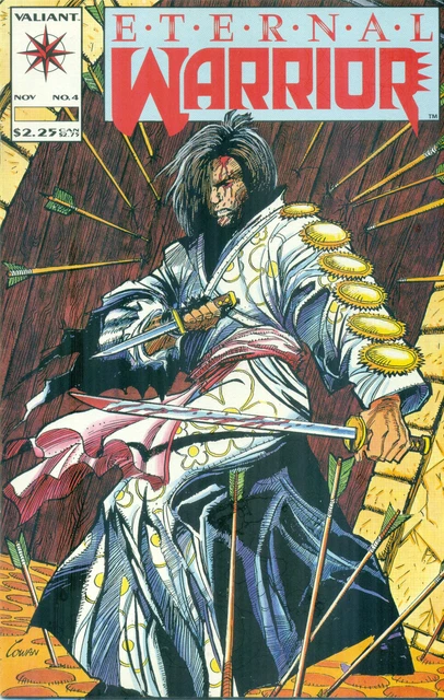 Eternal Warrior #4 By Vanhook Guichet 1st Cameo App Bloodshot Valiant NM/M 1992