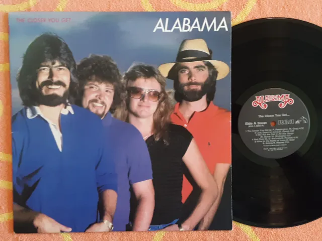 ALABAMA The Closer You Get LP RCA 1983 w/ Inner Sleeve COUNTRY