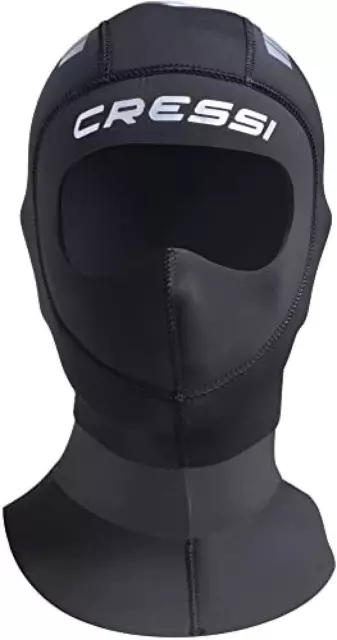 (TG. M-3) Cressi Orust Unisex Hood 5mm - Cappuccio Mute in Neoprene 5mm per Imme