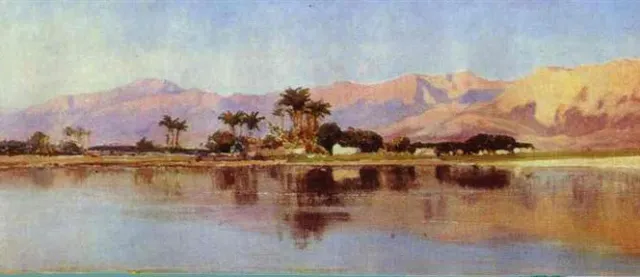 stunning  oil  painting  handpainted on canvas-The Nile
