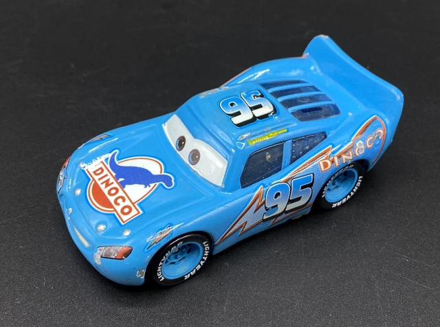 ORIGINAL MATTEL DISNEY Pixar Cars Dinoco Lightning McQueen Die Cast 1: ...