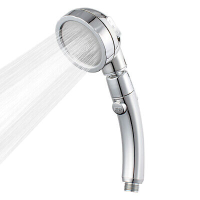 Konesky Soffione Doccia Portatile Un Pulsante Controllo Interruttore On/off Doccia con Acqua Regolabile 
