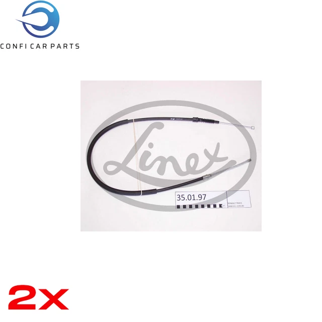 Handbremsseil Bremsseil Paar Hinten Linex 350197 2Pcs P F�R Vauxhall Arena