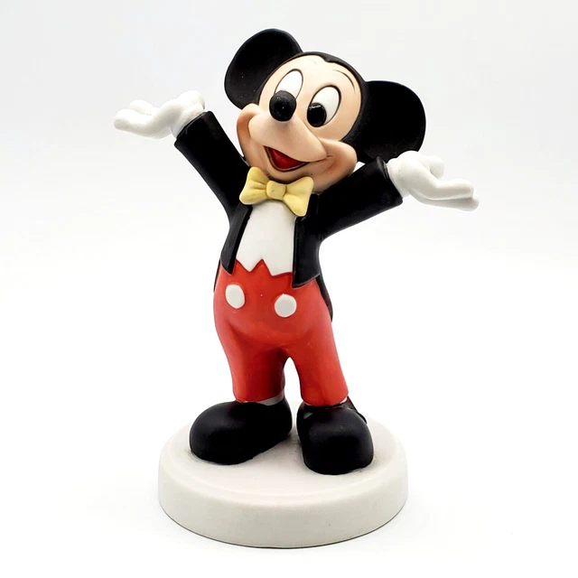 Vintage Porcelain / Pottery Mickey Mouse Figure Walt Disney Korea 7"