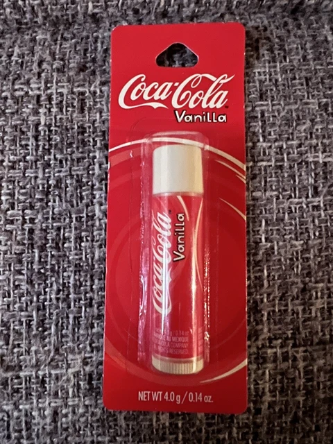 Coca-Cola Vanilla Flavored Lip Moisture Balm 0.14 Oz New & Sealed