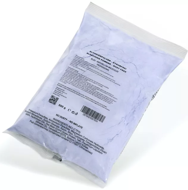 Blondierpulver 500g BLAU Staubfrei DUST FREE PROFESSIONAL  Hochwertig