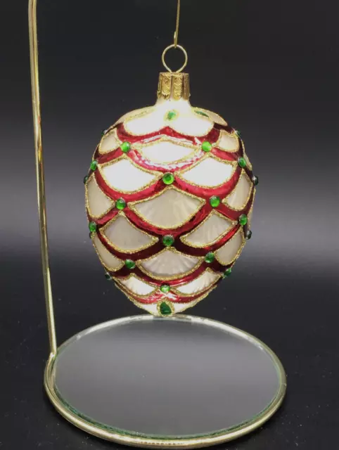 Waterford Holiday Heirlooms Ornament - Renaissance Jeweled Pine Cone #130674