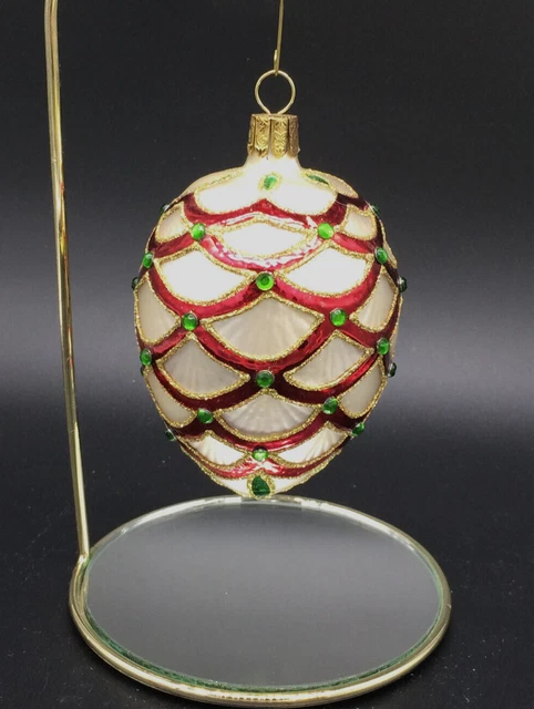 Waterford Holiday Heirlooms Ornament - Renaissance Jeweled Pine Cone #130674 Waterford Holiday Heirlooms Ornament - Renaissance Jeweled Pine Cone #130674