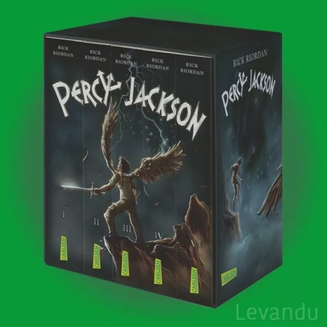 PERCY JACKSON: TASCHENBUCHSCHUBER | RICK RIORDAN | Band 1-5 im Schuber - Bücher