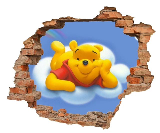 POOH BEAR NURSERY wall art sticker decal kids room new baby home decor