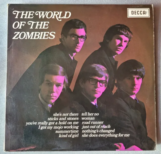 The Zombies - The World Of The Zombies (1970) UK Vinyl LP 1st Press Stereo Exc.