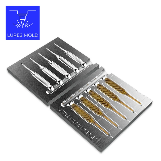 Moule DIY Pour Leurre Souple BUGMOLDS - Bar Craw - Plastisol - Pêche Eau Douce/salée