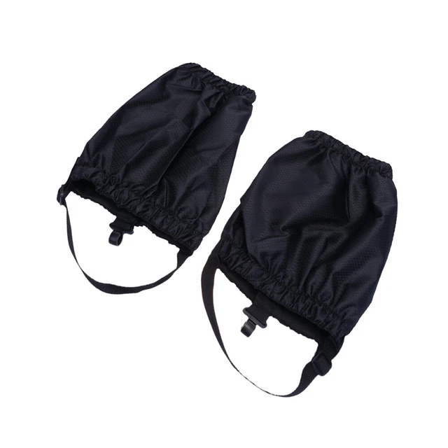 Hopton Ghette Impermeabili Per Esterni | Alte 40 Cm, Regolabili Con Cerniera E Gancio | Per Escursionismo, Sci, Alpinismo | Colore Nero