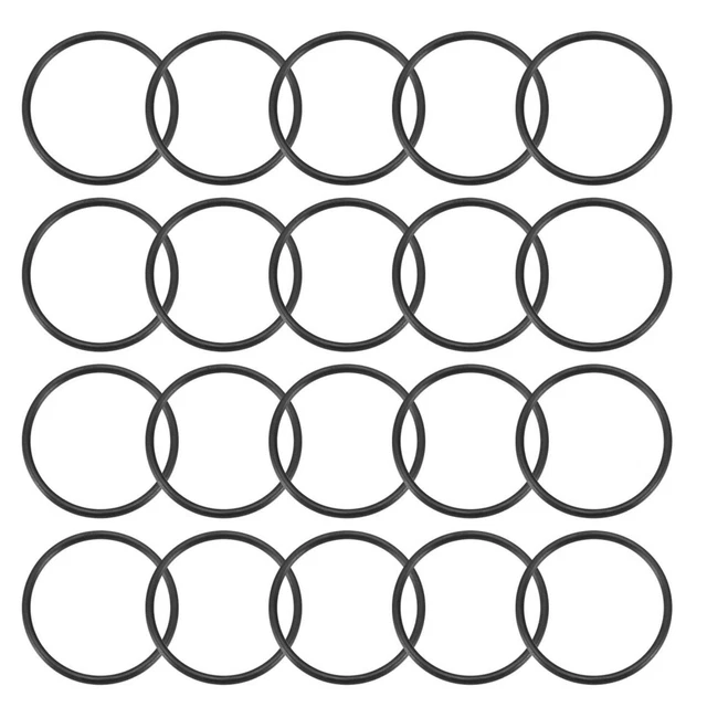 20Pz Nero 33Mm Diametro 2 Mm Spessore Gomma Nitrile O Ring Tenuta Nbr Passacavi