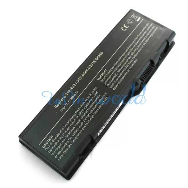 6Cell Battery for Dell Inspiron 6000 9200 9400 XPS M1710 Precision M90 312-0339