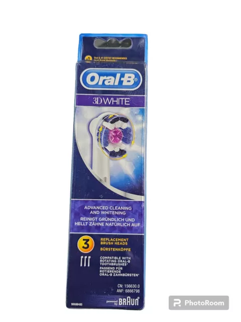 oral b aufsteckbürsten 3d white 3 STÜCK   Neu