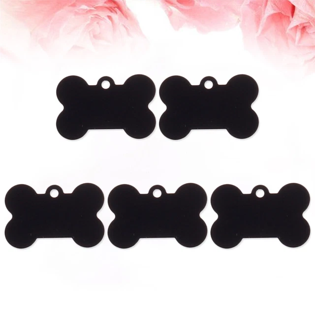 20 piezas Marca de gato Colgante de collar de perro Marcas de perro Accesorios Llaveros