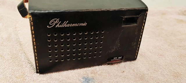 vintage - filarmónica - 8 transistores - cámara