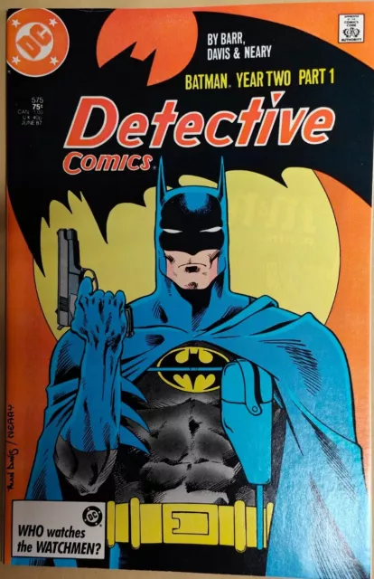 DETECTIVE COMICS # 575.  JUNE 1987.  BATMAN YEAR TWO PT 1. 1st JASON TODD. VFN+