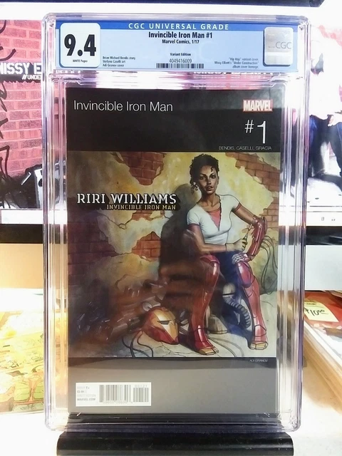 Invincible Iron Man #1 CGC 9.4 (NM) | Hip-Hop Variant | Adi Granov | Marvel