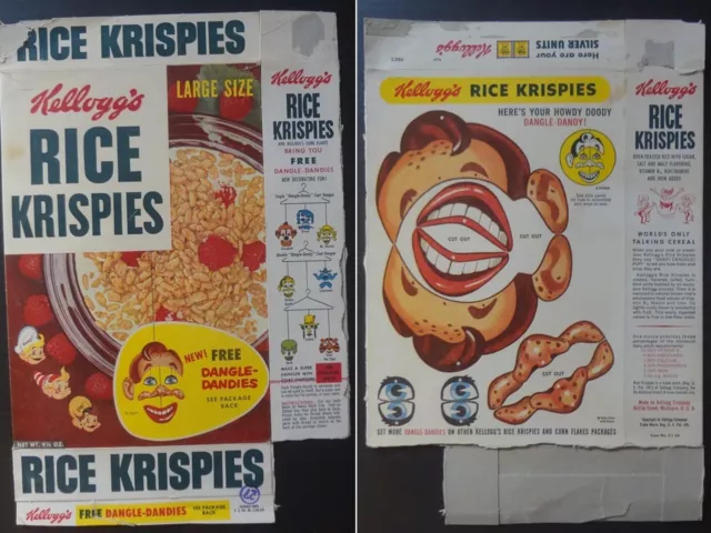 1992 &amp;NEW&amp; KELLOGG&amp;#39;S RICE KRISPIES TREATS cereal box, empty $14.99 ...