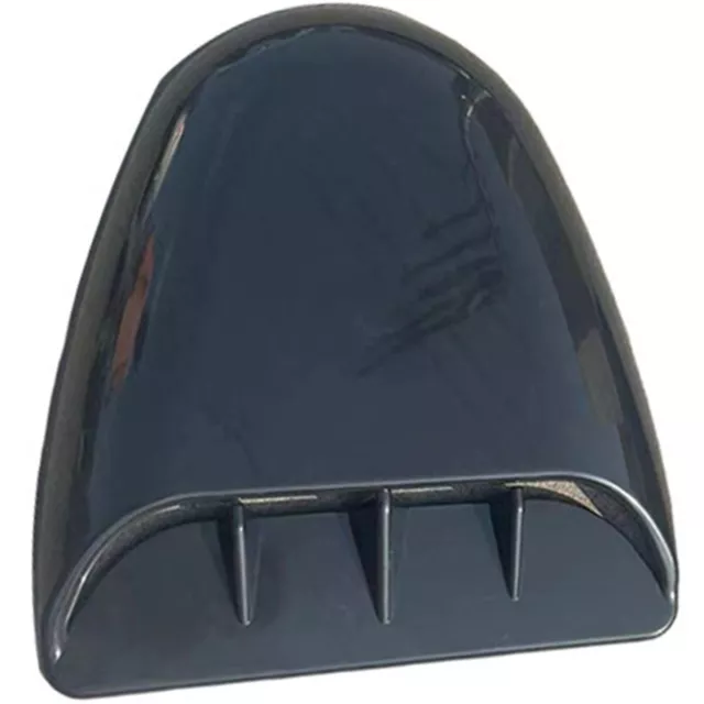 Air Flow Intake Hood Bonnet Vent Scoop Cover Glossy Black Car Decorative Parts