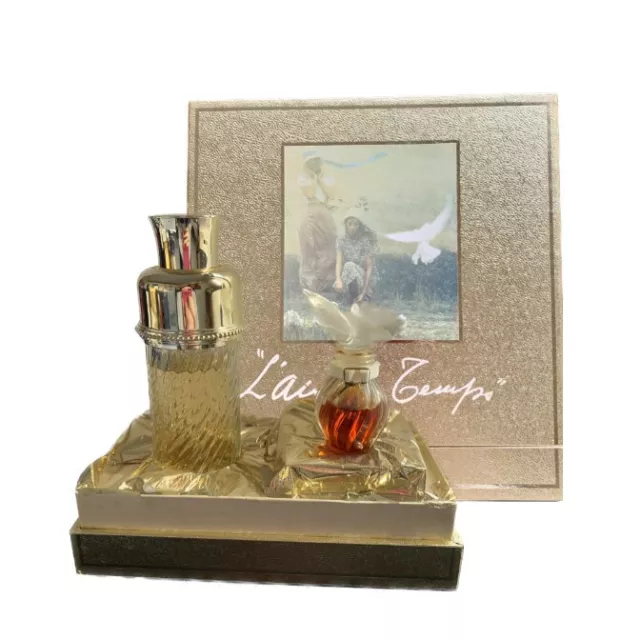 Nina Ricci L'Air Du Temps Lot EDT 75 ML + Edp 8 ML / 2.5 + 0.27 OZ Vintage