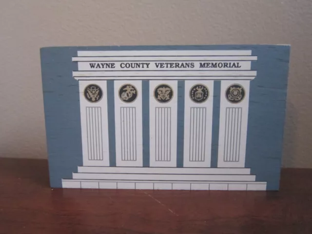Wayne County Veterans Memorial Cat's Meow Village Wood Wooster Ohio Faline '91