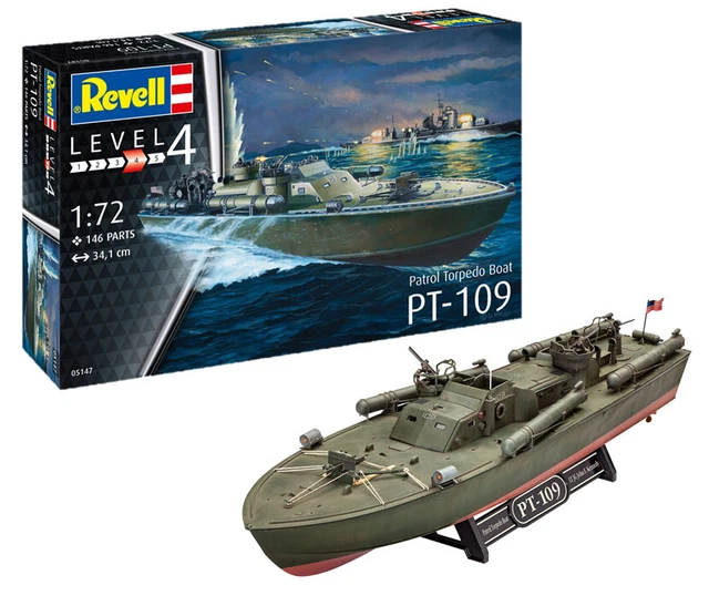 Revell Patrol Torpedo Boat PT-109 1:72 Warship Model Kit