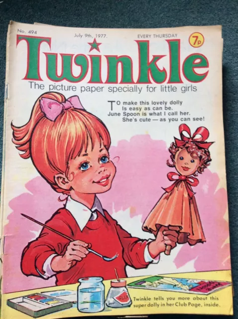 Box P The Twinkle Comic No 494 July 9th 1977